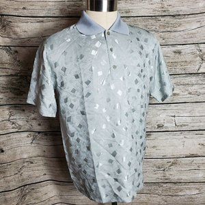 Vintage Summit Silk Short Sleeve Shirt Size M